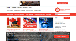 Desktop Screenshot of gogeomatics.ca
