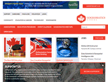 Tablet Screenshot of gogeomatics.ca